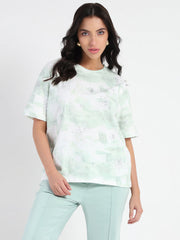 Madame Ladies Western Top H/S M5S11247 036 Sea Green