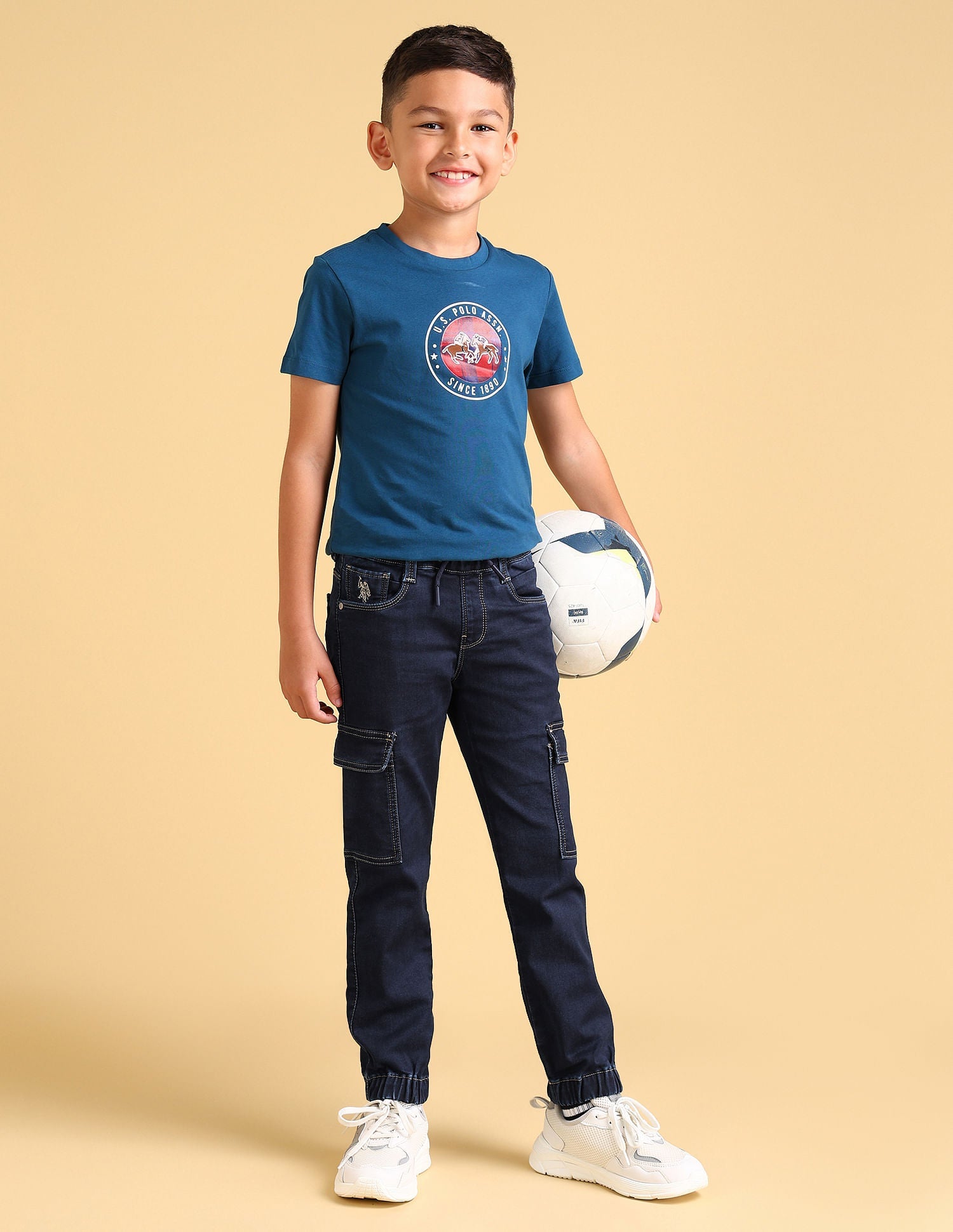 U.S.POLO KIDS BOYS JEANS UKJEN0538