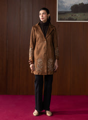 LAKSHITA LADIES WESTERN CARDIGAN COAT F0526 21 TAN BEIGE