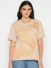 Madame Ladies Western Top H/S M5S11217 001 Beige
