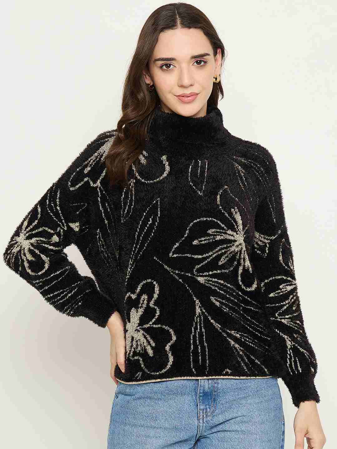 Madame Ladies Western Woolen Top M5W17170 002 Black