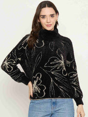 Madame Ladies Western Woolen Top M5W17170 002 Black