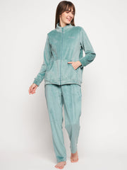 Msecret Green Velvet Nightsuit