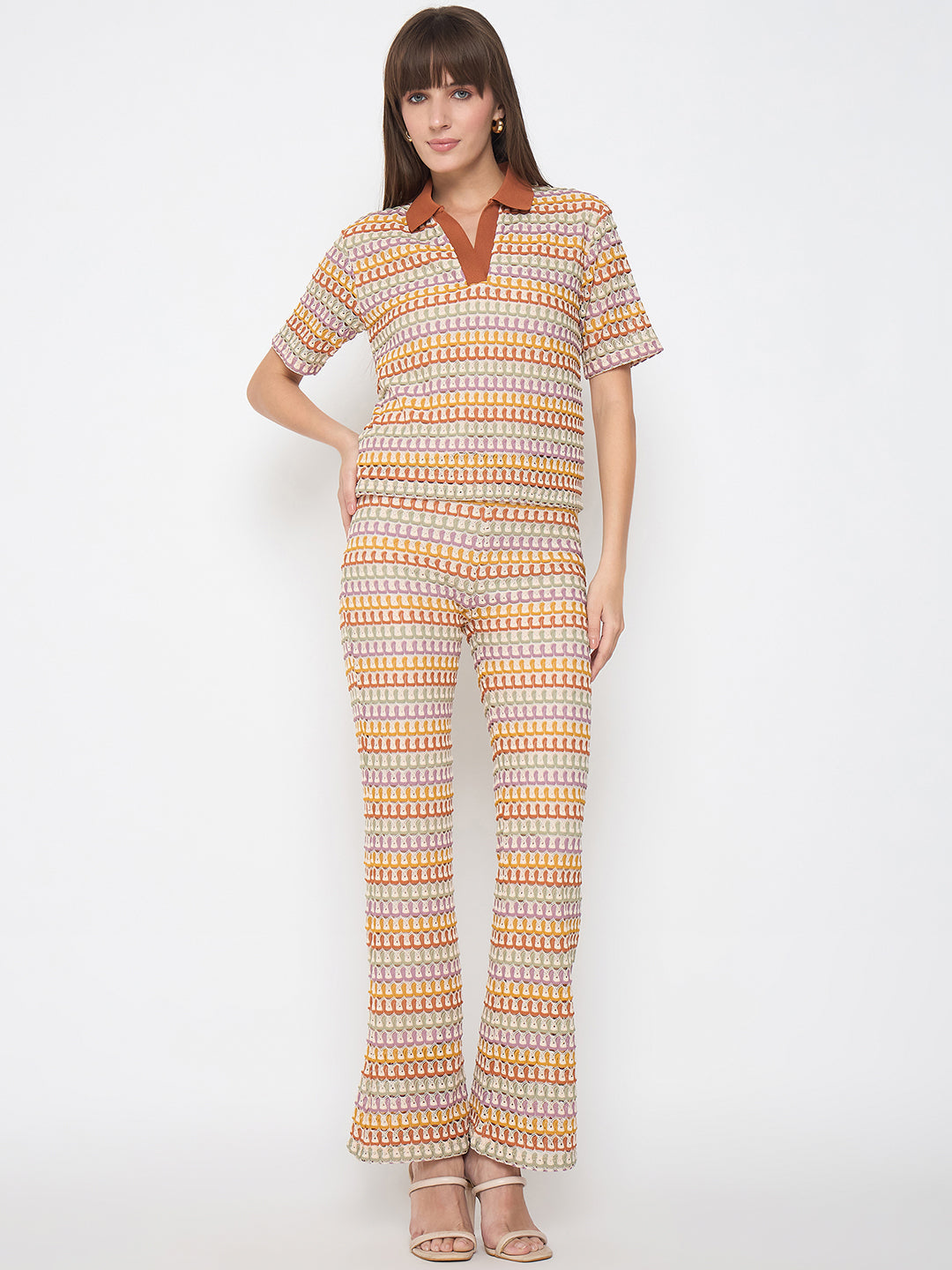 Madame Ladies Western Fashion Set M5S34050 004 Brown