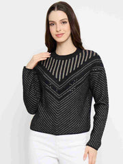 Madame Ladies Western Woolen Top M3W17278 002 Black