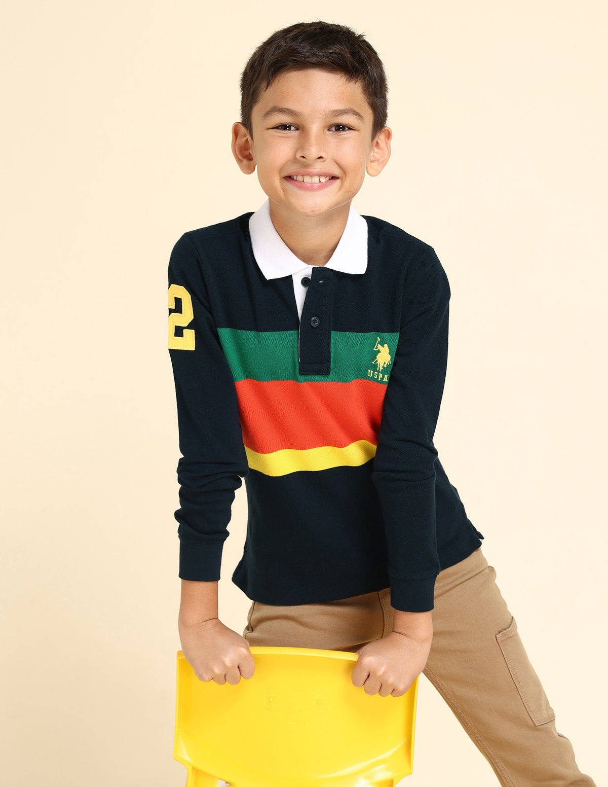 U.S.POLO KIDS BOYS T-SHIRT F/S UKTSH1446