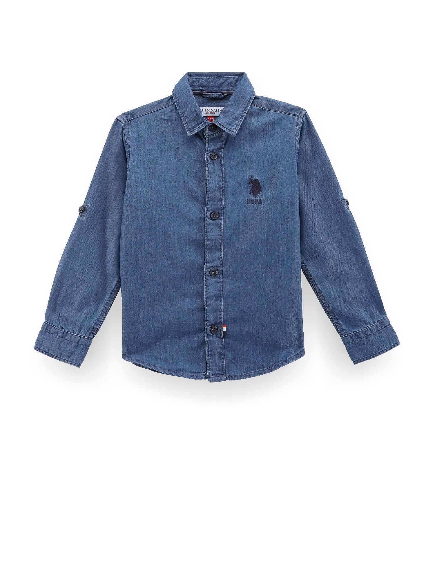 U.S.POLO KIDS BOYS SHIRT F/S UKSHT0669