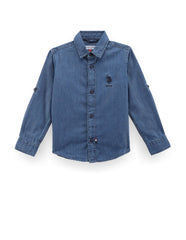 U.S.POLO KIDS BOYS SHIRT F/S UKSHT0669