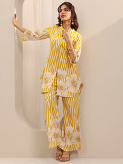 LIBAS LADIES WESTERN KURTI 2PCS SET 400635 Yellow