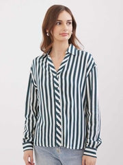 Spykar Ladies Western Shirt F/S Wshps2Be073 Malachite Grn
