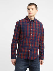 Men'S Checkered Slim Fit Shirt