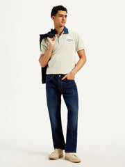 Levis men's jeans 23677-0345 in classic blue denim, showcasing a relaxed fit and five-pocket design.