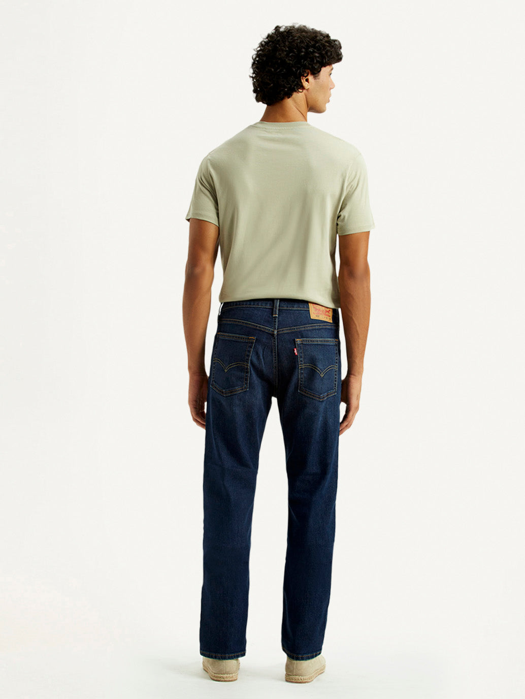 Back view of Levis men's jeans style 23677-0351, showcasing classic denim fit and stitching details.
