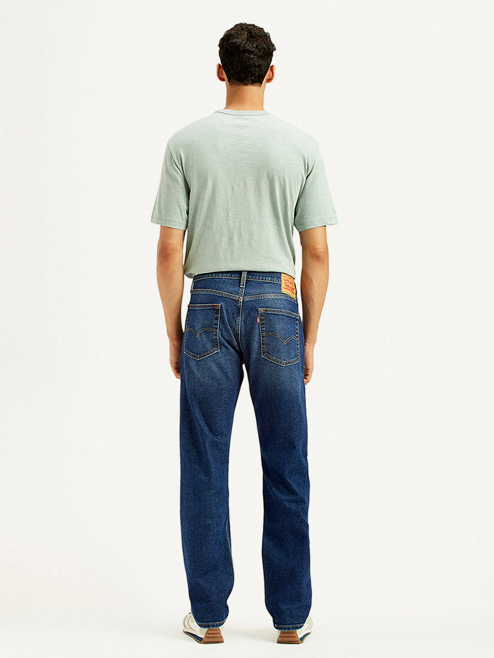 Back view of Levi's men's jeans 23677-0391, showcasing classic denim fit and stitching details.