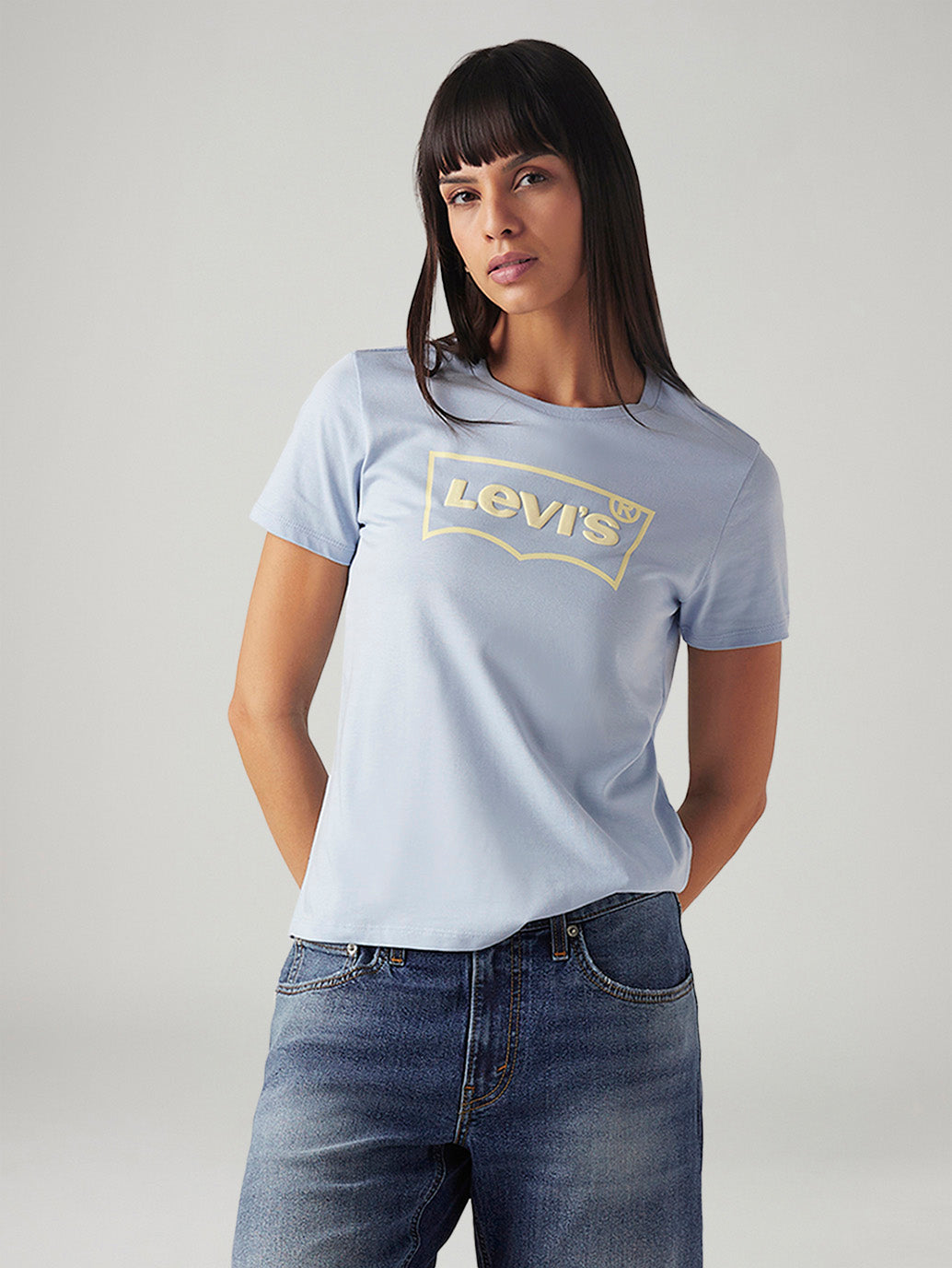 Women'S Logo Printed Regular Fit T-Shirt