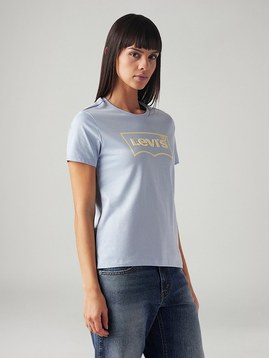 Women'S Logo Printed Regular Fit T-Shirt