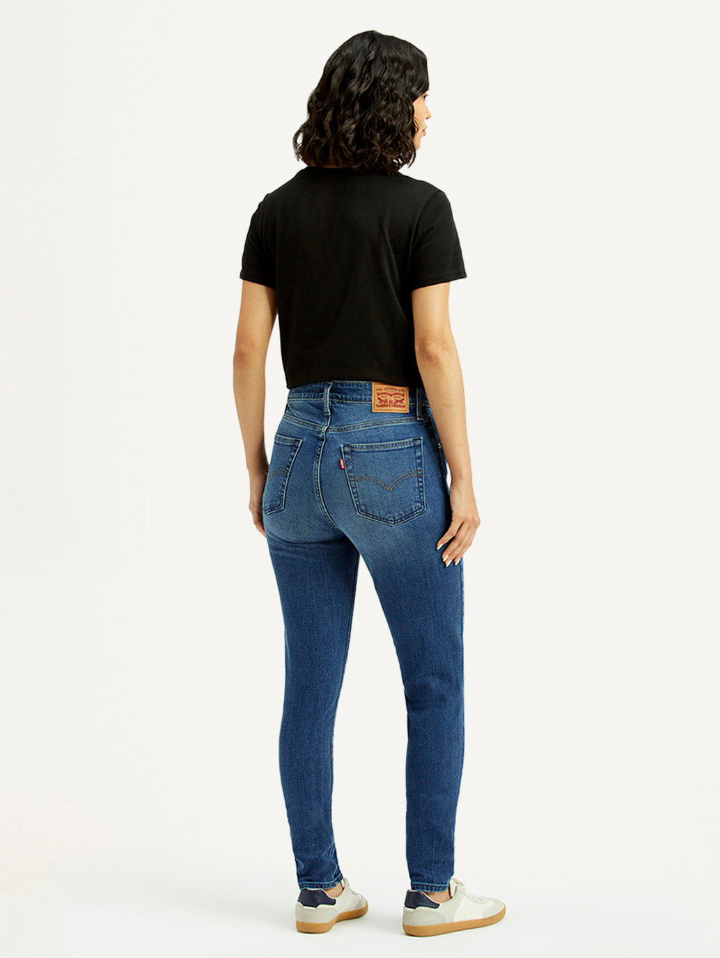 Women's 721 Blue Skinny Fit High Rise Jeans
