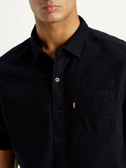 Men'S Solid Regular Fit Oxford Shirt
