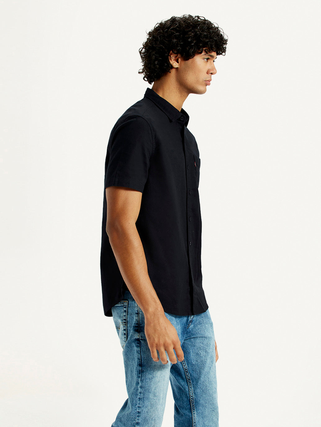 Men'S Solid Regular Fit Oxford Shirt