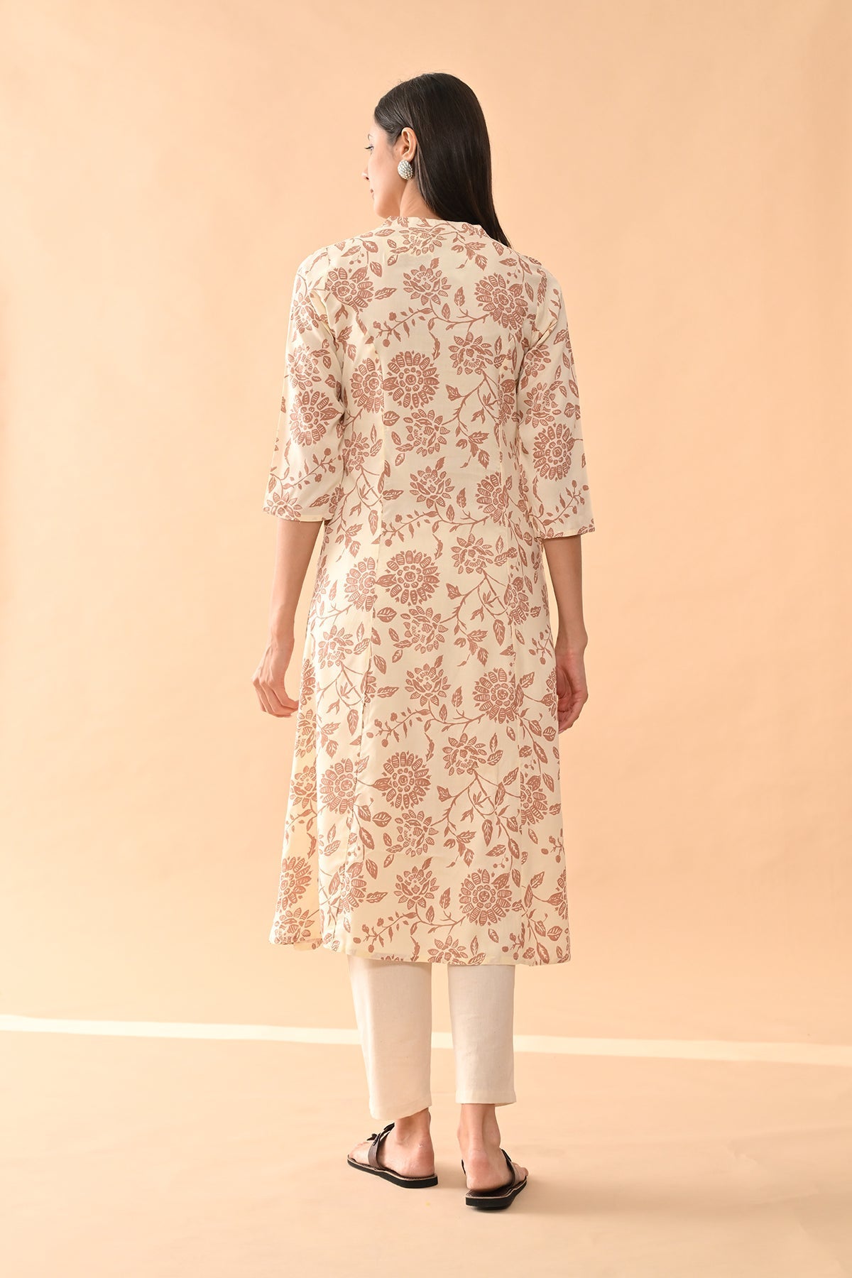 Sabhyata Ladies Western Kurti 1Pcs 251Aex14 Cream