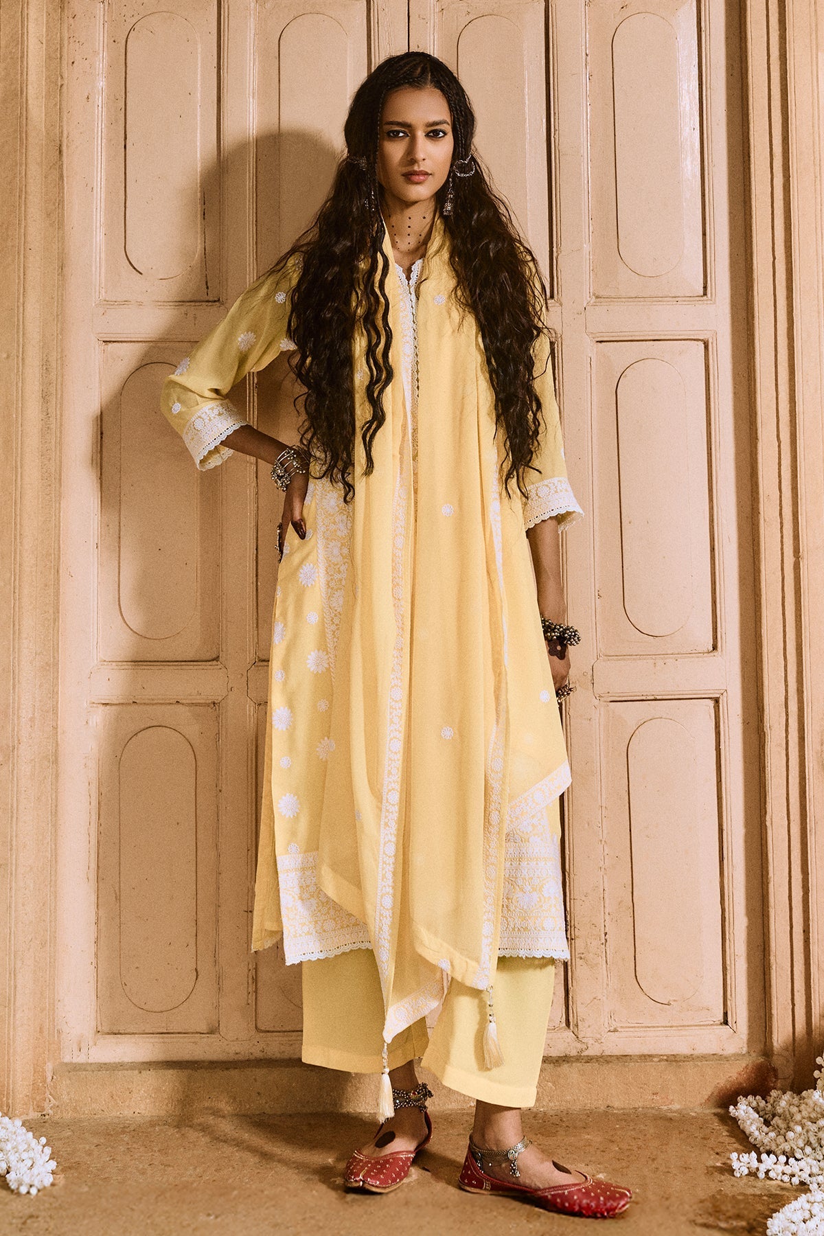 Sabhyata Ladies Western Kurti 3Pcs Set 251Nkc873A Yellow