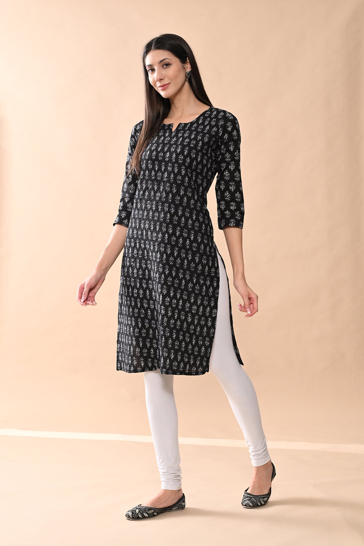 Sabhyata Ladies Western Kurti 1Pcs 251Prnsj2425 Black