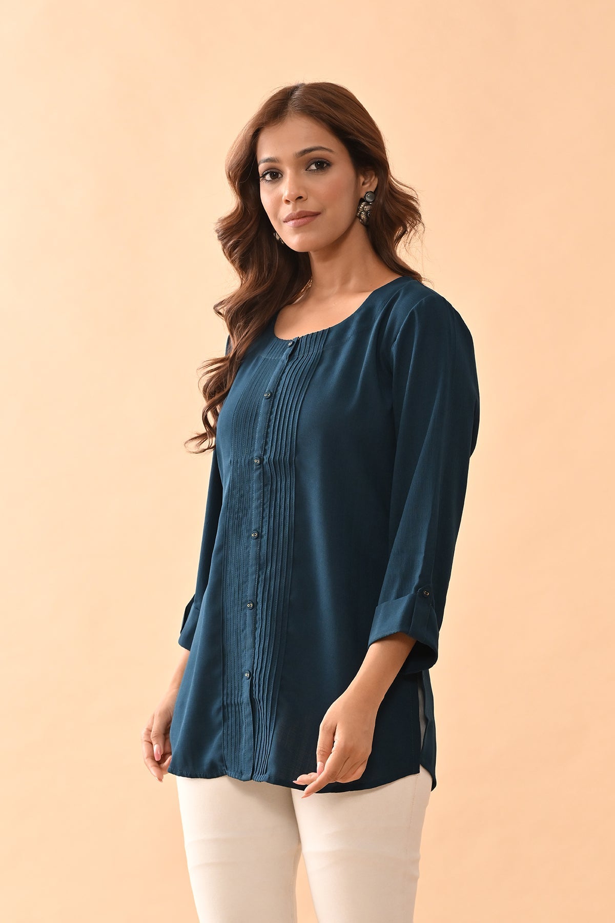 Sabhyata Ladies Western Kurti 1Pcs 251Psk2505 Green