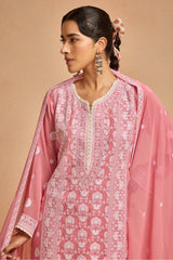 Sabhyata Ladies Western Kurti 3Pcs Set 252Nkc873B Peach