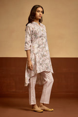 Sabhyata Ladies Western Kurti 2Pcs Set 253Ew2502 Cream
