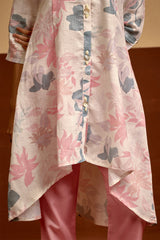 Sabhyata Ladies Western Kurti 2Pcs Set 253Ew2516 Cream