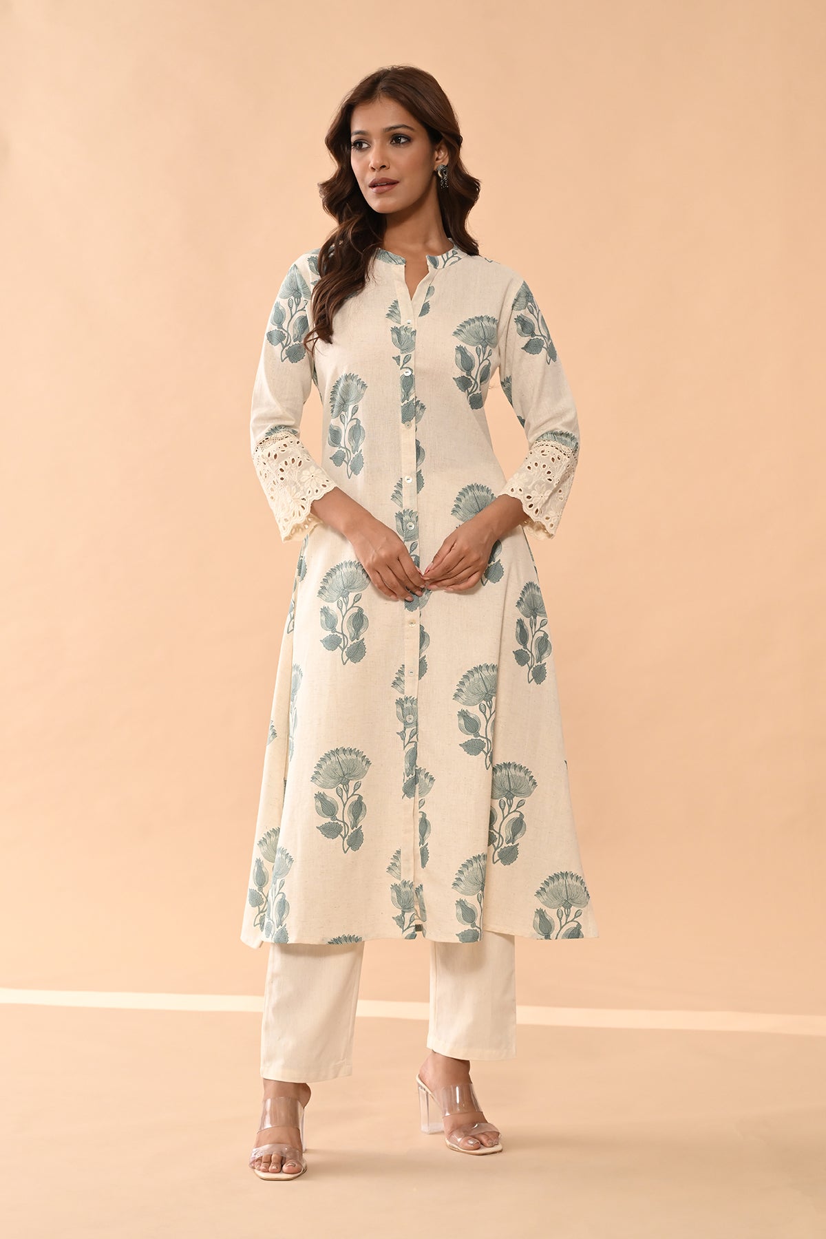 Sabhyata Ladies Western Kurti 1Pcs 253Sep2509 Cream
