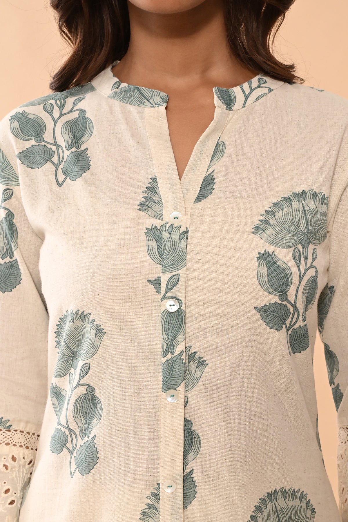 Sabhyata Ladies Western Kurti 1Pcs 253Sep2509 Cream