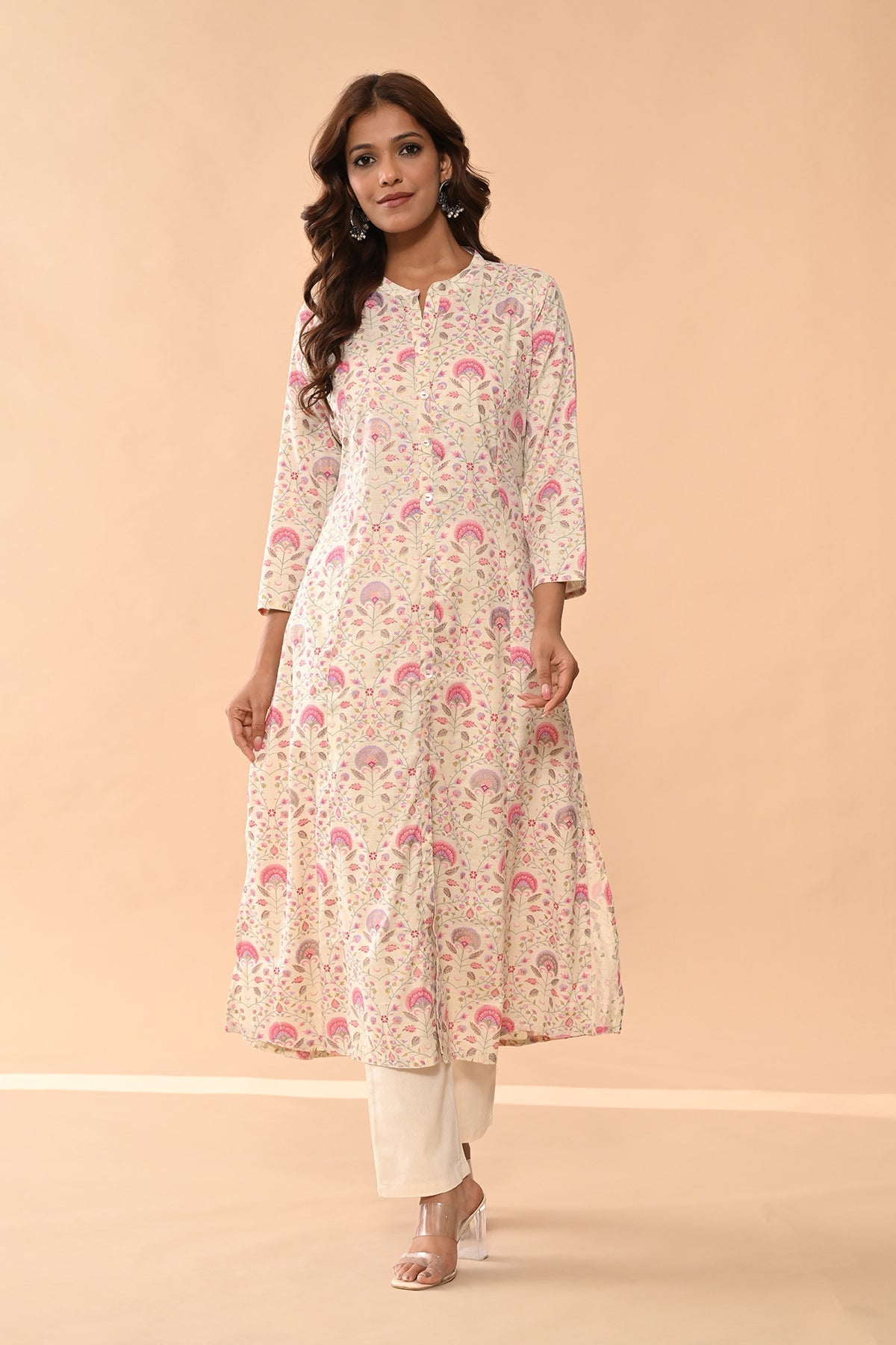 Sabhyata Ladies Western Kurti 1Pcs 253Sj2513 Cream - Goyalsons ShopMax