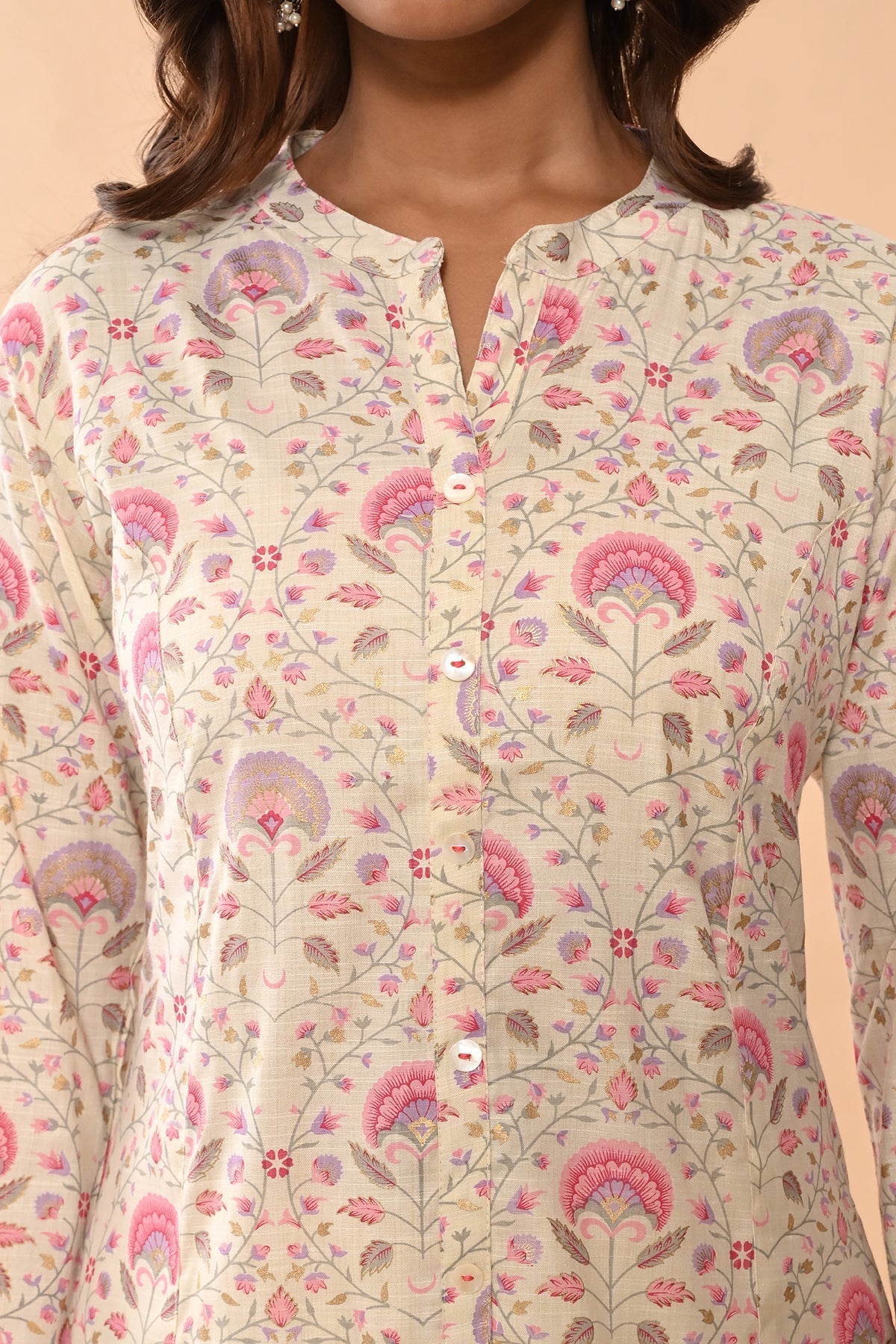 Sabhyata Ladies Western Kurti 1Pcs 253Sj2513 Cream