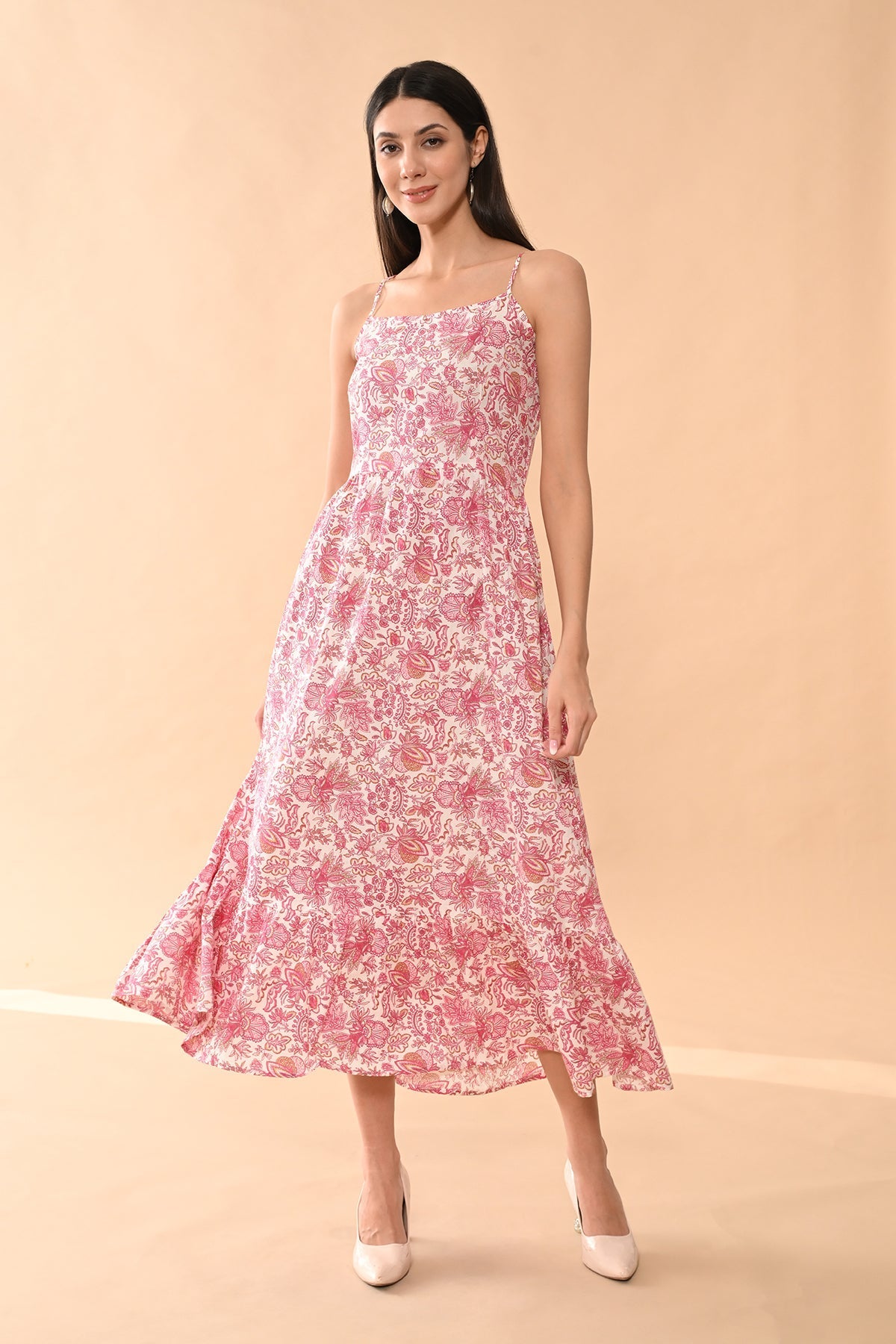 Sabhyata Ladies Western Kurti Gown 253Sr1008 Cream
