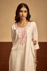 Sabhyata Ladies Western Kurti 2Pcs Set 253Sr963B Cream
