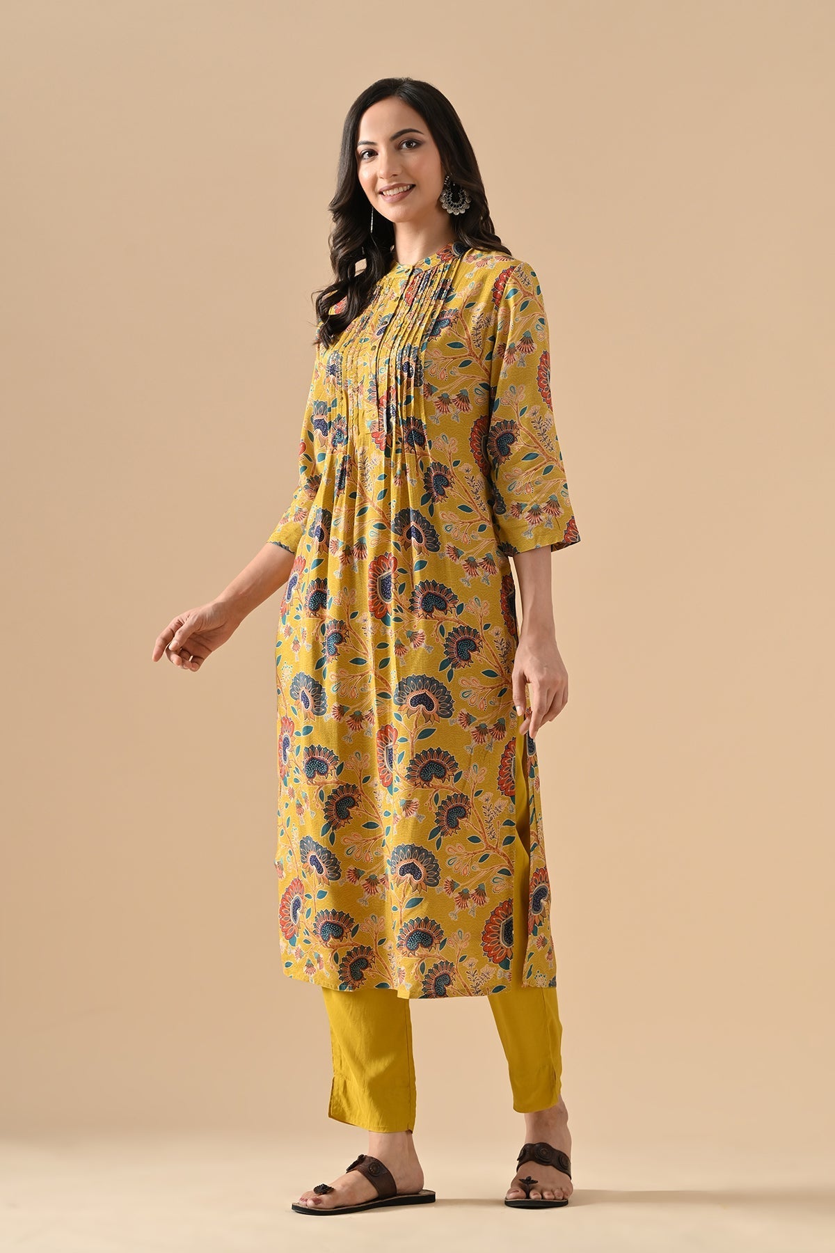 Sabhyata Ladies Western Kurti 2Pcs Set 254Eof2504 Mustard