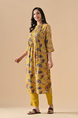 Sabhyata Ladies Western Kurti 2Pcs Set 254Eof2504 Mustard
