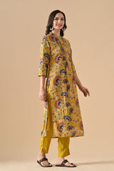Sabhyata Ladies Western Kurti 2Pcs Set 254Eof2504 Mustard