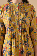 Sabhyata Ladies Western Kurti 2Pcs Set 254Eof2504 Mustard