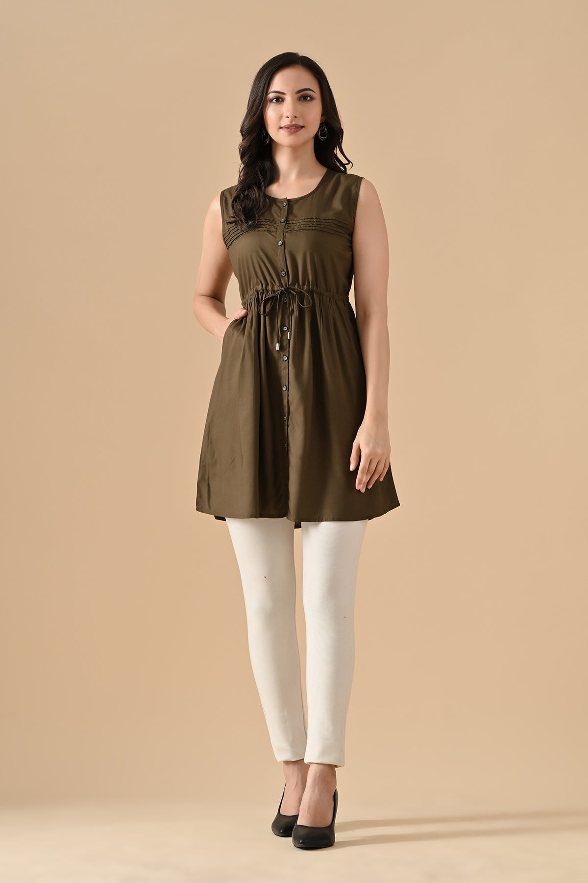 Sabhyata Ladies Western Kurti 1Pcs 255Bsk1447B Green