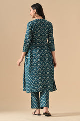 Sabhyata Ladies Western Kurti 3Pcs Set 255Lxd311 Green