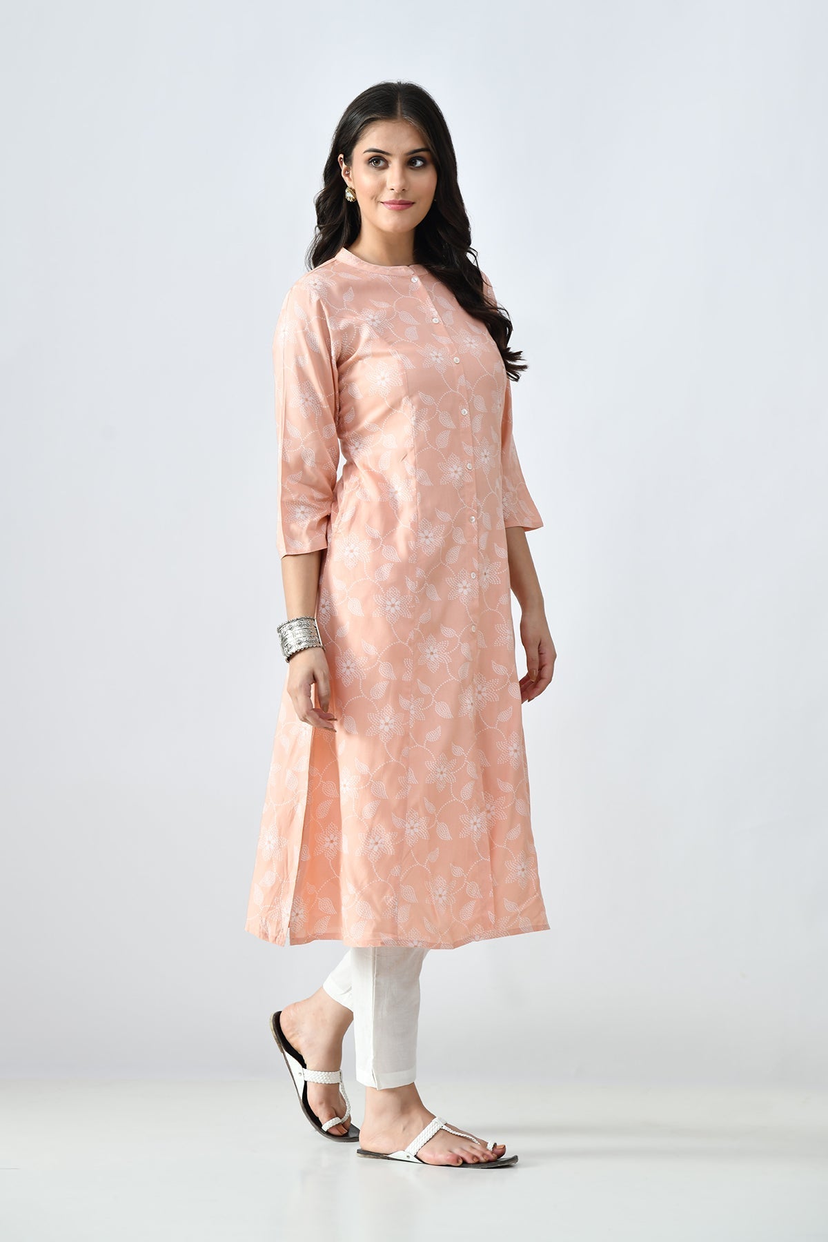 Sabhyata Ladies Western Kurti 1Pcs 256Aex23 Peach