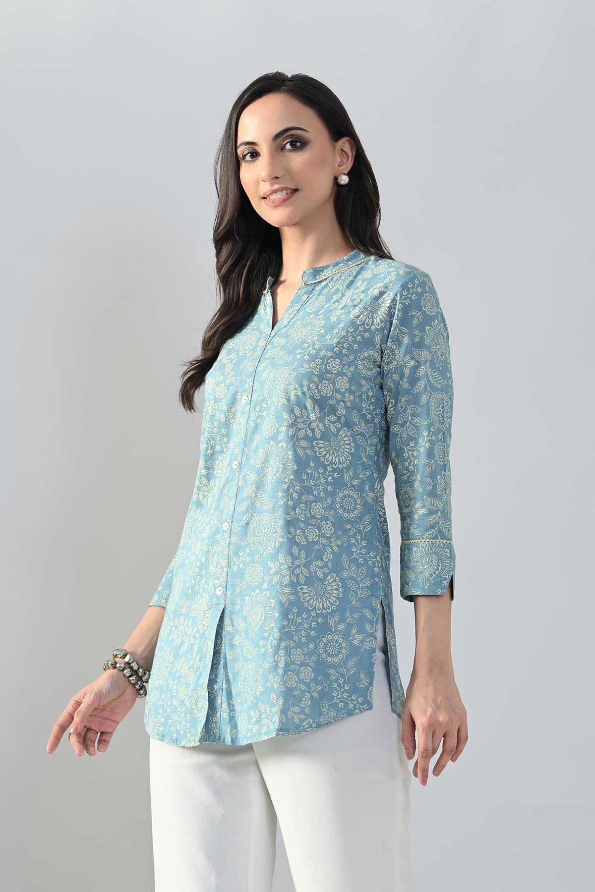 SABHYATA LADIES WESTERN KURTI 1PCS 258ADK679 GREEN