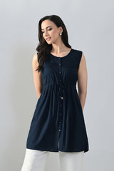 SABHYATA LADIES WESTERN KURTI 1PCS 258BSK1447A BLUE