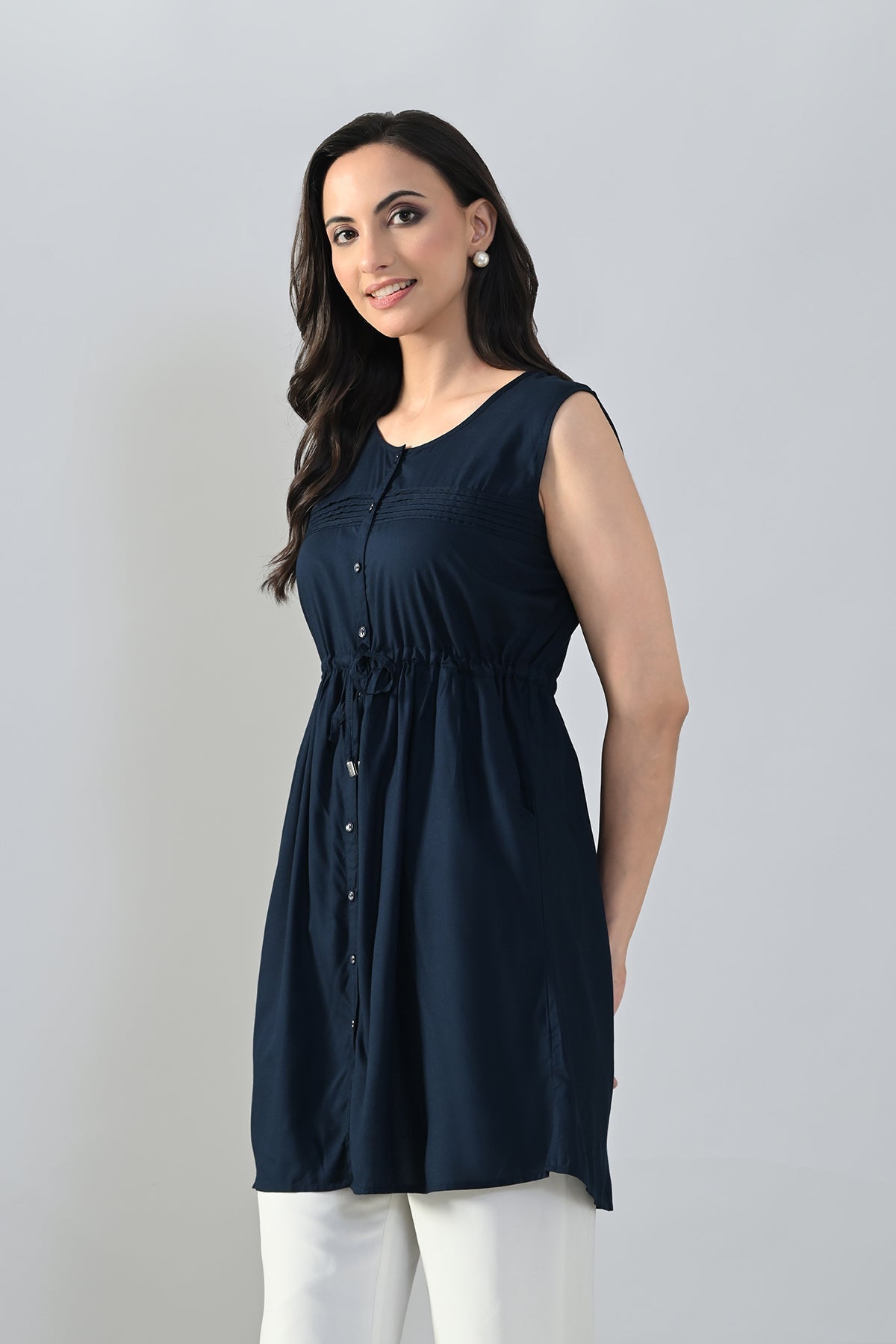SABHYATA LADIES WESTERN KURTI 1PCS 258BSK1447A BLUE