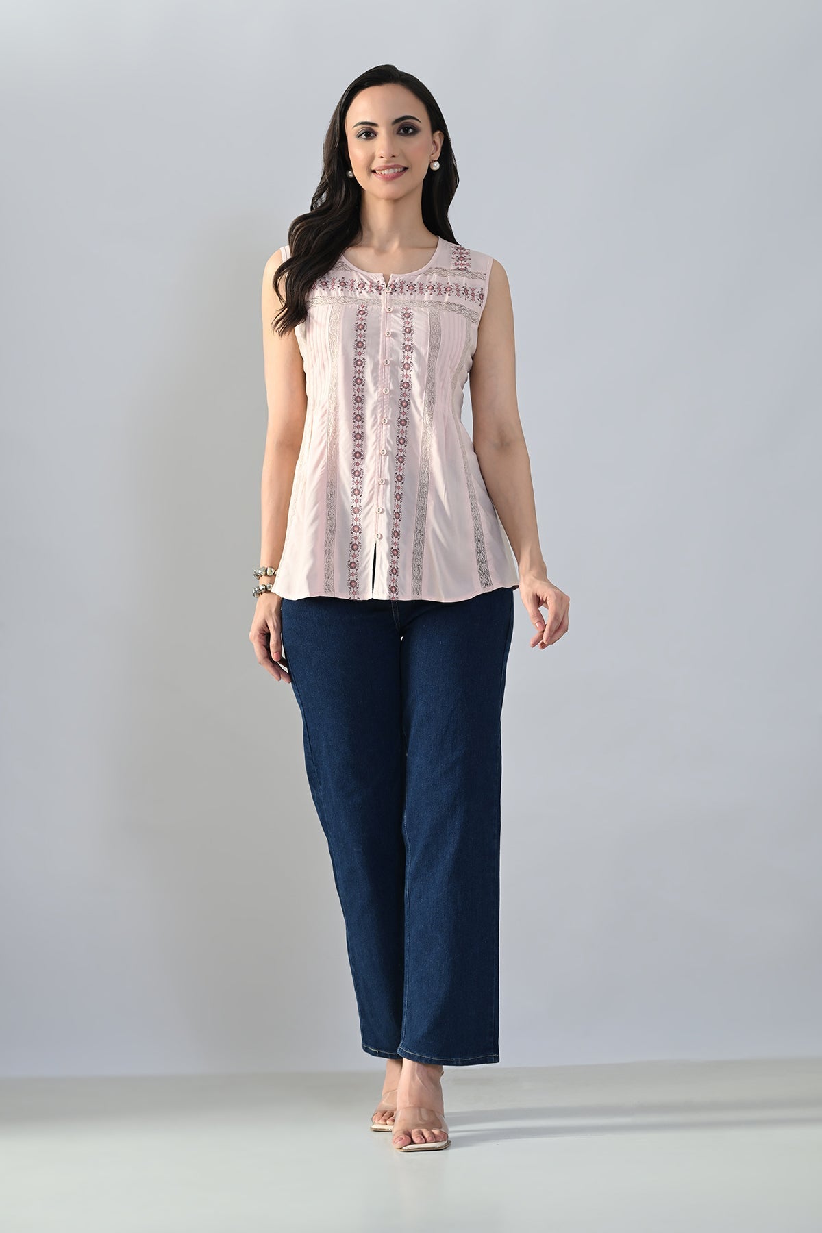 SABHYATA LADIES WESTERN KURTI 1PCS 258BSK1476A FAWN