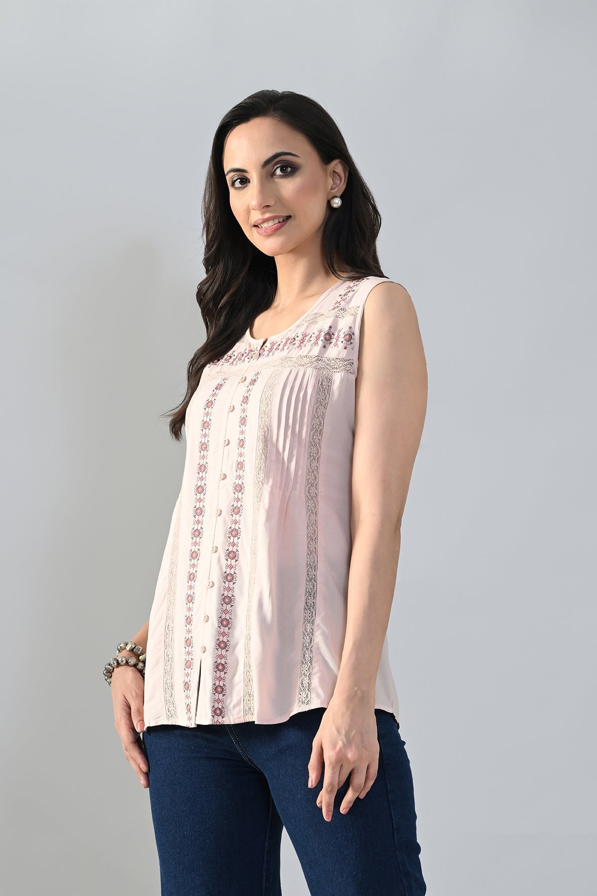 SABHYATA LADIES WESTERN KURTI 1PCS 258BSK1476A FAWN