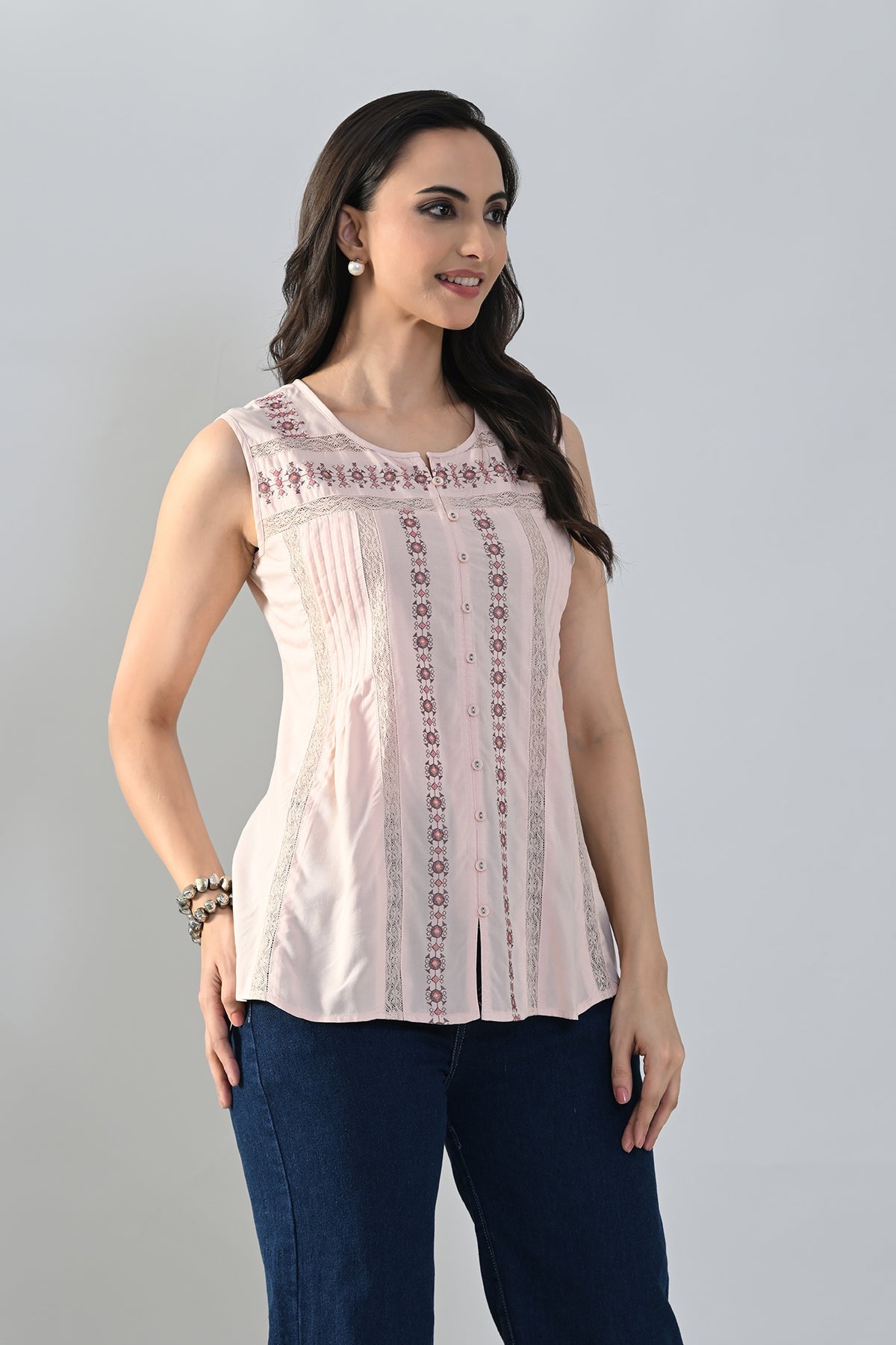 SABHYATA LADIES WESTERN KURTI 1PCS 258BSK1476A FAWN