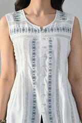 SABHYATA LADIES WESTERN KURTI 1PCS 258BSK1476B CREAM